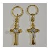 St. Benedict Golden Cross Key Chain