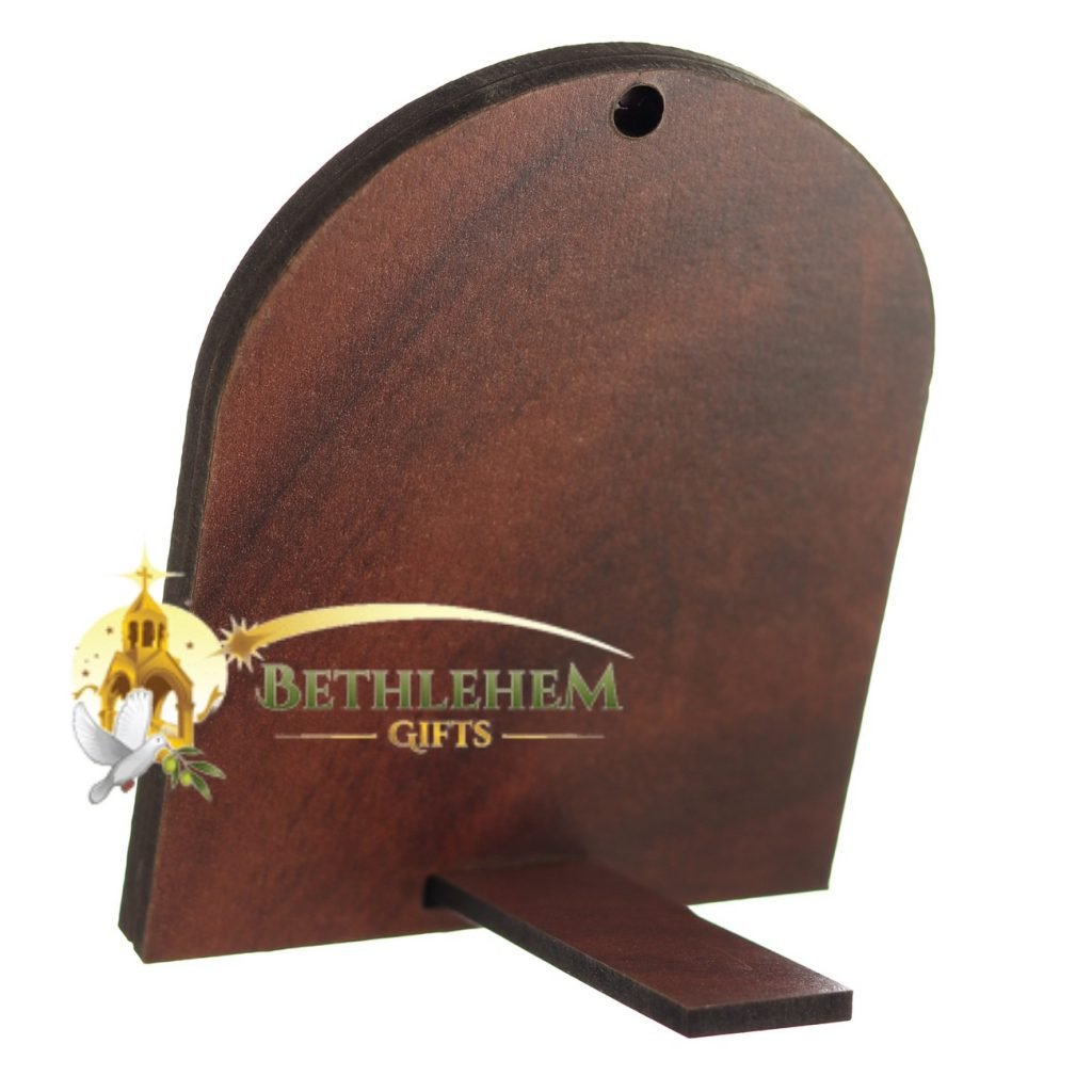 The Lord’s Prayer Olive Wood Mahogany Spanish-2