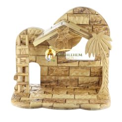 Olive Wood Manger-01
