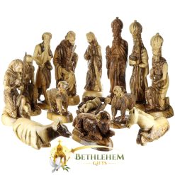 Olive Wood Nativity Figurines-11