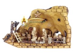 Olive Wood Grotto Set-01