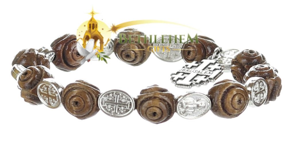 Elastic Jerusalem Cross Bracelet-1-a