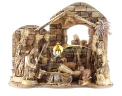Olive Wood Nativity Set-08