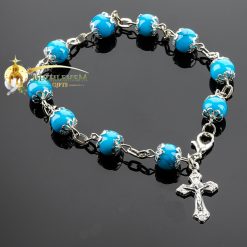 Blue Stone Beads Bracelet