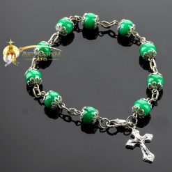 Green Stone Beads Bracelet